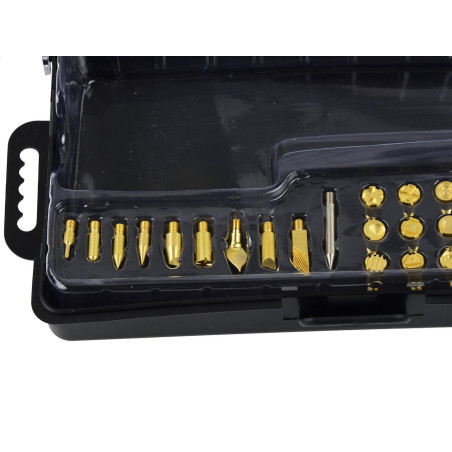 GEKO G20050 houtbrandpen met extra brandpunten 23-delig