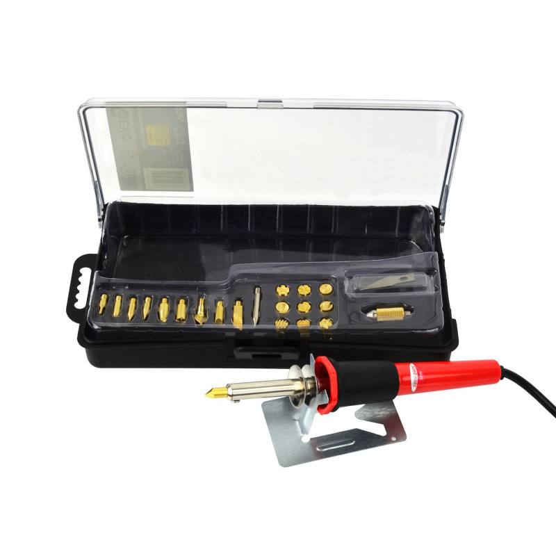 GEKO G20050 houtbrandpen met extra brandpunten 23-delig GEKO G20050 houtbrandpen met extra brandpunten 23-delig