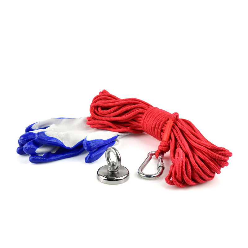 GEKO G02425 Neodymium magneetvisset tot 50kg GEKO G02425 Neodymium magneetvisset tot 50kg