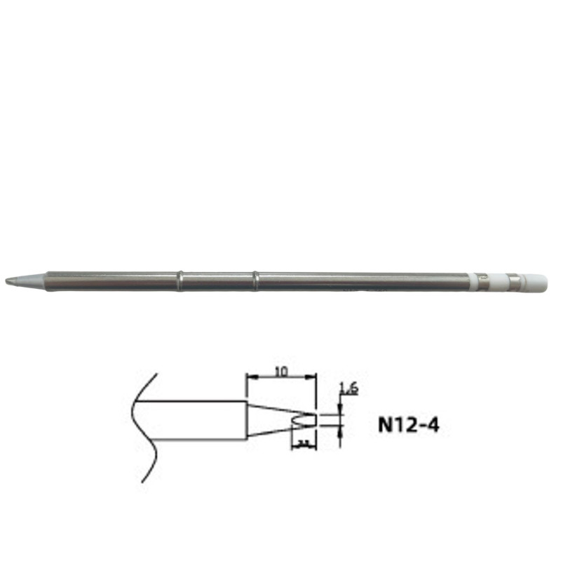 Soldeerbout-shop N12-4 Soldeerpunt beitel 1,6mm Soldeerbout-shop N12-4 Soldeerpunt beitel 1,6mm
