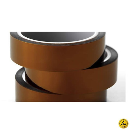 Kapton Polyimide ESD Tape 7mm 33m | Soldeerbout-shop.nl