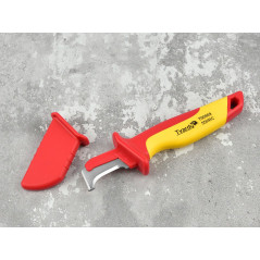 Tvardy T00909 55HRC VDE Kabelmes | Soldeerbout-shop.nl