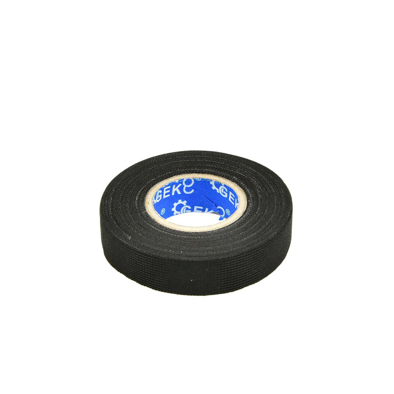 GEKO G01387 Textiel isolatietape 19mm x 15m GEKO G01387 Textiel isolatietape 19mm x 15m