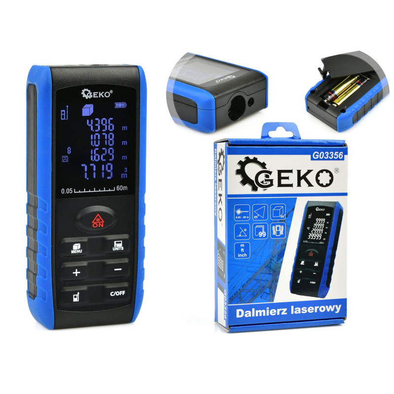 GEKO G03356 Laserafstandsmeter 60m