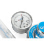 GEKO G80076 CO2 en Argon gasdrukregelaar instelbaar met 2x flowmeter