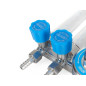 GEKO G80076 CO2 en Argon gasdrukregelaar instelbaar met 2x flowmeter