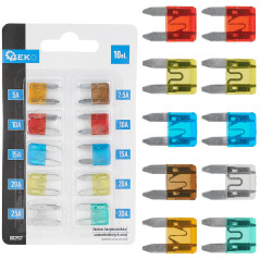 GEKO G02937 Autozekeringenassortiment Mini 10-delig | Soldeerbout-shop.nl