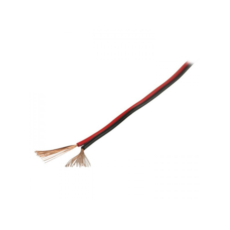 EMOS 2x1.5mm² rood zwart snoer per meter