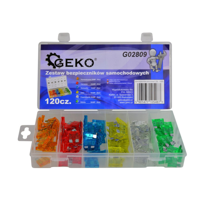 GEKO G02809 Autozekeringenassortiment 120-delig