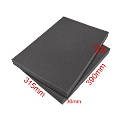 PeakTech 7305S Plukschuim 390 x 315 x 30mm (2 stuks) | Soldeerbout-shop.nl