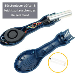 PCWork PCW09C 2-in-1 SMD hetelucht- en soldeerstation | Soldeerbout-shop.nl