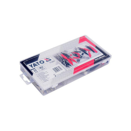 YATO YT-06870 Krokodillenklemmenset 28-delig