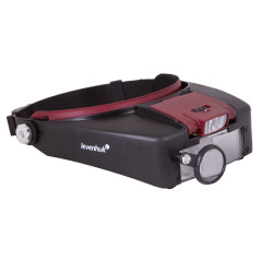 Levenhuk Zeno Vizor H2 Vergrootglas met hoofdband en verlichting | Soldeerbout-shop.nl