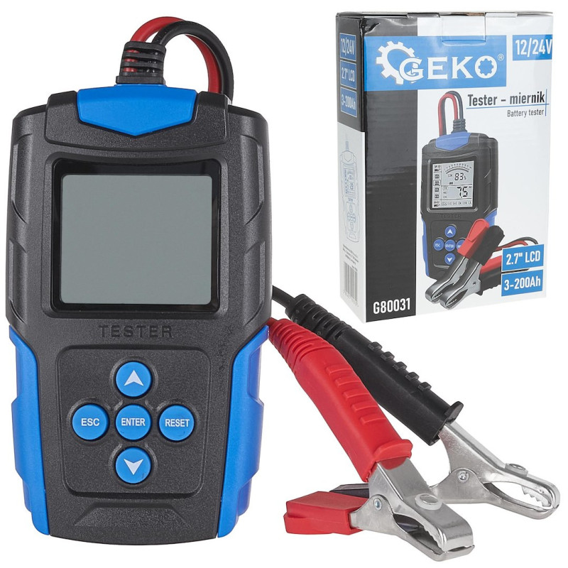 GEKO G80031 accu-tester 12-24V & 3-200Ah