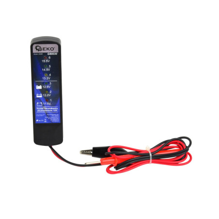 GEKO G80030 accu-tester 12V & 0-100Ah | Soldeerbout-shop.nl