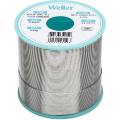 Weller WSW SAC M1 soldeertin 0,8mm 500gram loodvrij met zilver | Soldeerbout-shop.nl