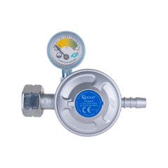 GEKO G80548 Gasdrukregelaar 37mBar met niveaumeter | Soldeerbout-shop.nl