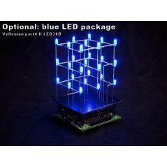 Velleman MK193 3D LED-kubus 3x3x3 Mini Kits bouwpakket