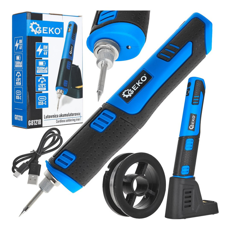 GEKO G81218 8Watt Accu soldeerbout