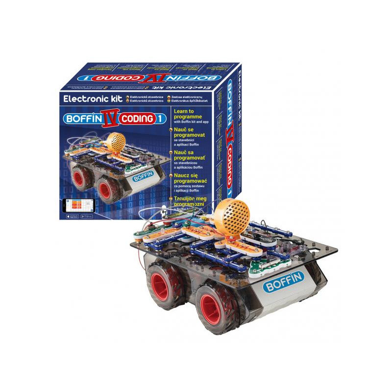 Boffin IV Coding 1 Elektriciteit & codeer experimenteerset 40-delig Boffin IV Coding 1 Elektriciteit & codeer experimenteerset 40-delig