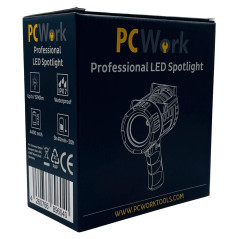 PCWork PCW12I LED Handschijnwerper met accu 1590lumen IPX7 | Soldeerbout-shop.nl