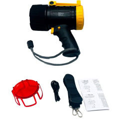 PCWork PCW12I LED Handschijnwerper met accu 1590lumen IPX7 | Soldeerbout-shop.nl