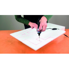 Kemper 1650 Polystyreenschuim piepschuimsnijset | Soldeerbout-shop.nl