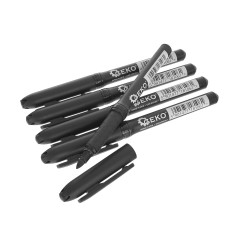 GEKO G29020 Fine point marker zwart | Soldeerbout-shop.nl