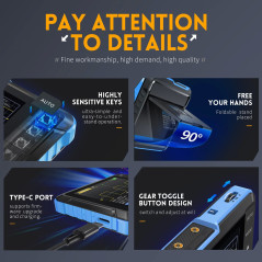 Fnirsi DSO153 2-in-1 Mini oscilloscoop 1MHz en signaalgenerator | Soldeerbout-shop.nl