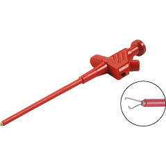 Hirschmann KLEPS30 rood klemmeetpen 30VAC/60VDC 4A | Soldeerbout-shop.nl