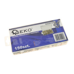 GEKO G02912 Blindklinkmoerenset M3 t/m M10 staal (150 stuks) | Soldeerbout-shop.nl