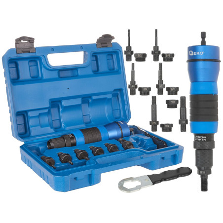 GEKO G01359 Blindklinkmoertang voor Boormachine M3 t/m M10 | Soldeerbout-shop.nl