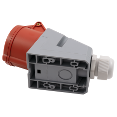 McPower CEE wandcontactdoos 16A 5-polig female | Soldeerbout-shop.nl