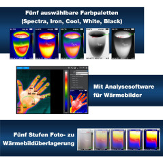 PeakTech P5605A Infrarood thermometer -20 tot +550°C | Soldeerbout-shop.nl