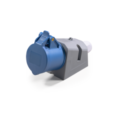 McPower CEE 230V wandcontactdoos 16A 3-polig female | Soldeerbout-shop.nl