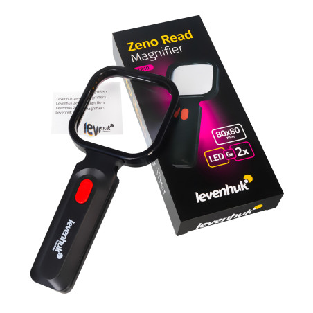 Levenhuk Zeno Read ZR10 Vergrootglas met LED's 80x80mm