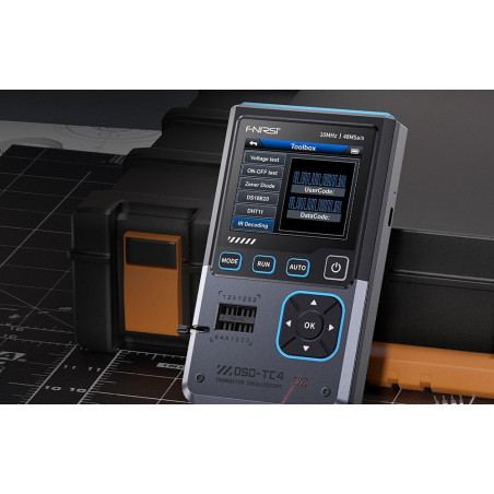 Fnirsi DSO-TC4 3-in-1 Mini oscilloscoop 10MHz, componententester en signaalgenerator