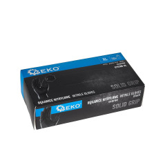 GEKO G75200-XL Nitril Solid Grip handschoenen ongepoederd XL zwart (50 stuks) | Soldeerbout-shop.nl