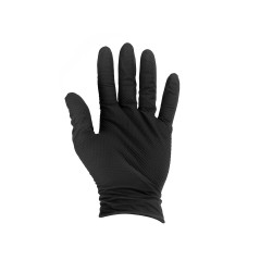 GEKO G75200-XXL Nitril Solid Grip handschoenen ongepoederd XXL zwart (50 stuks) | Soldeerbout-shop.nl