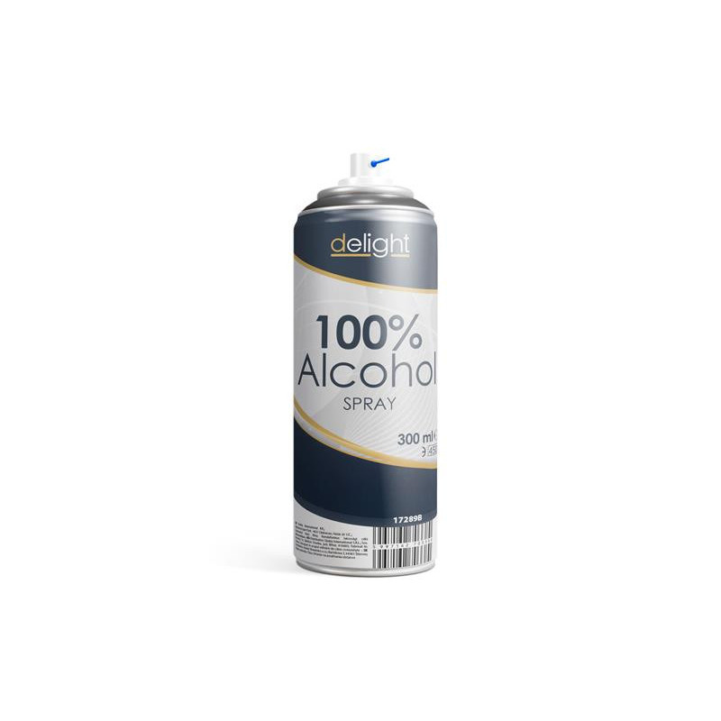 Delight 17289B 100% alcohol reinigingsspray 300ml