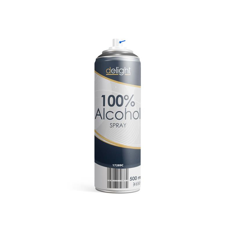 Delight 17289C 100% alcohol reinigingsspray 500ml Delight 17289C 100% alcohol reinigingsspray 500ml