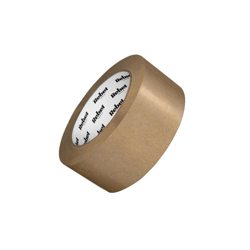 Rebel NAR0485 Papiertape 48mm x 50m bruin Rebel NAR0485 Papiertape 48mm x 50m bruin
