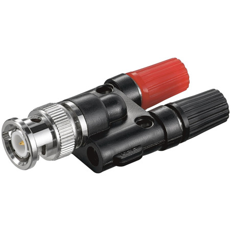 Goobay 11401 BNC naar 2x banaanplug |  Soldeerbout-shop.nl