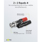 Goobay 11401 BNC naar 2x banaanplug