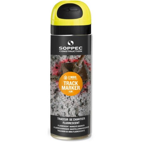 SOPPEC S-Mark markeerverf spuitbus 500ml geel | Soldeerbout-shop.nl