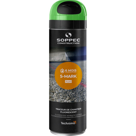 SOPPEC S-Mark markeerverf spuitbus 500ml groen | Soldeerbout-shop.nl