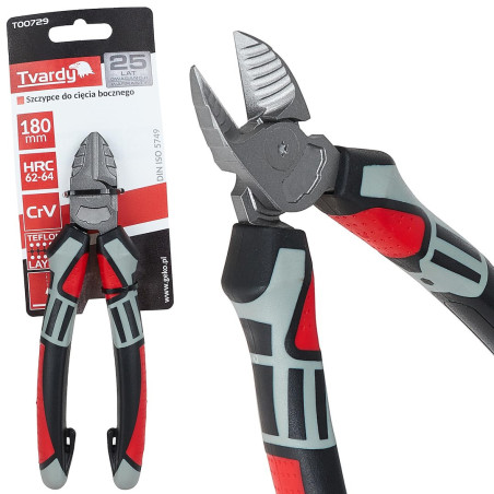 Tvardy T00729 Zijkniptang 180mm