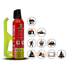 SafeHome SAFE 750 RED 75F Brandblusspray 750ml brandblusser | Soldeerbout-shop.nl