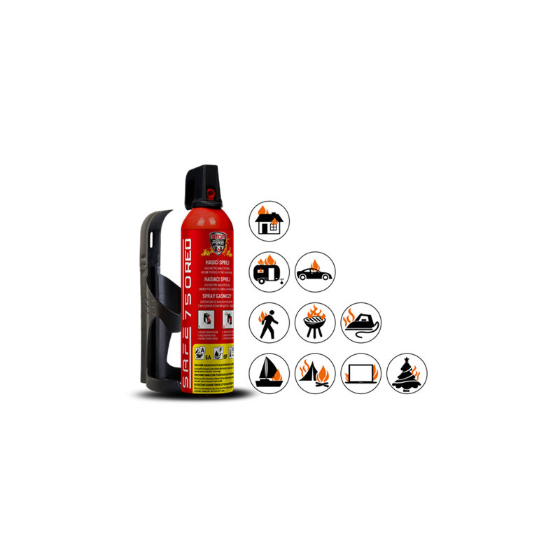 SafeHome SAFE 750 RED 75C Brandblusspray 750ml brandblusser