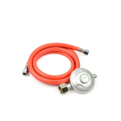 GEKO G80412-31 Gasdrukregelaar 700mBar met gasslang 1,5m | Soldeerbout-shop.nl